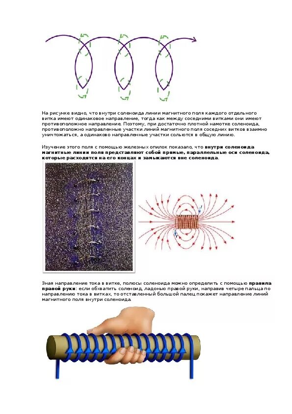 Определите направление линий магнитного поля соленоида. Направление линий магнитной индукции в соленоиде. Магнитные силовые линии седлообразного соленоида. Определите магнитное поле соленоида. Магнитное поле вне соленоида.
