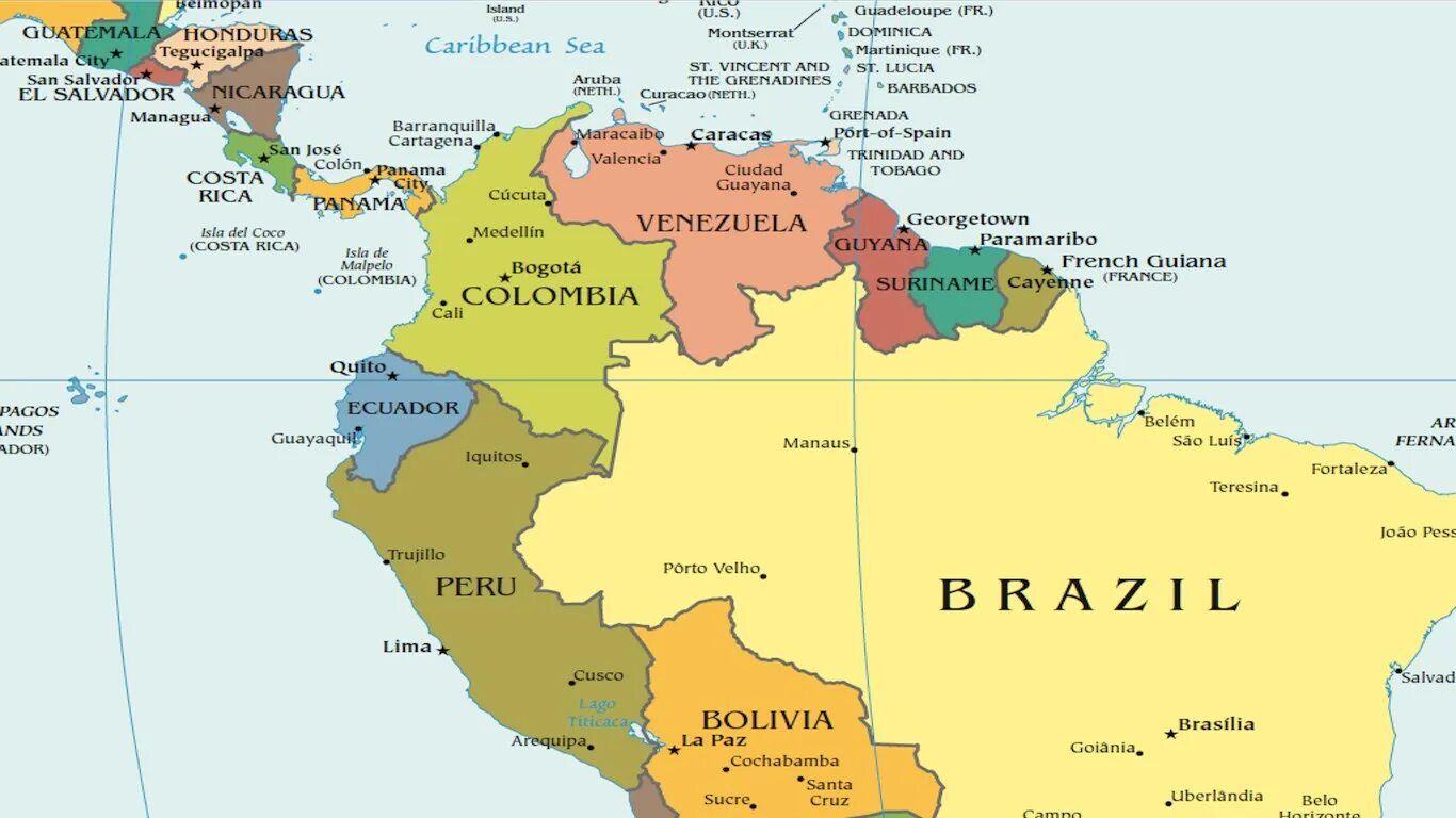 Географическое положение Гондураса. Страна Гондурас на карте.