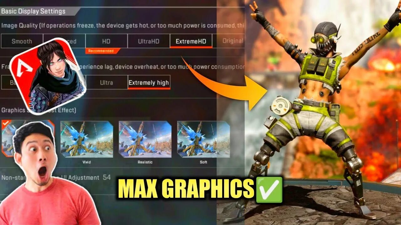 Apex max fps. Апекс мобайл кадры. apex legends mobile. apex mobile unlock legends.