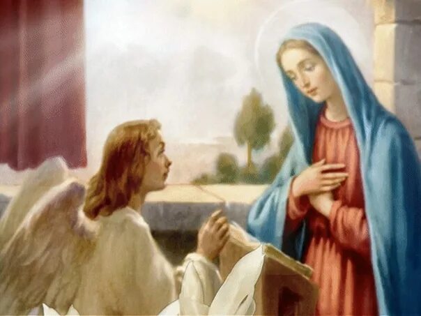 Благовещение у католиков. Явление ангела деве Марии Благовещение. Явление ангела деве Марии картины.