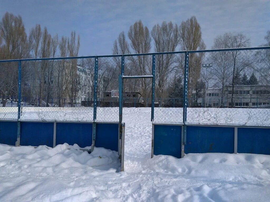 Каток ул гагарина 118 фото Каток с натуральным льдом, skating rink, Russia, Moscow, Milashenkova Street, 12