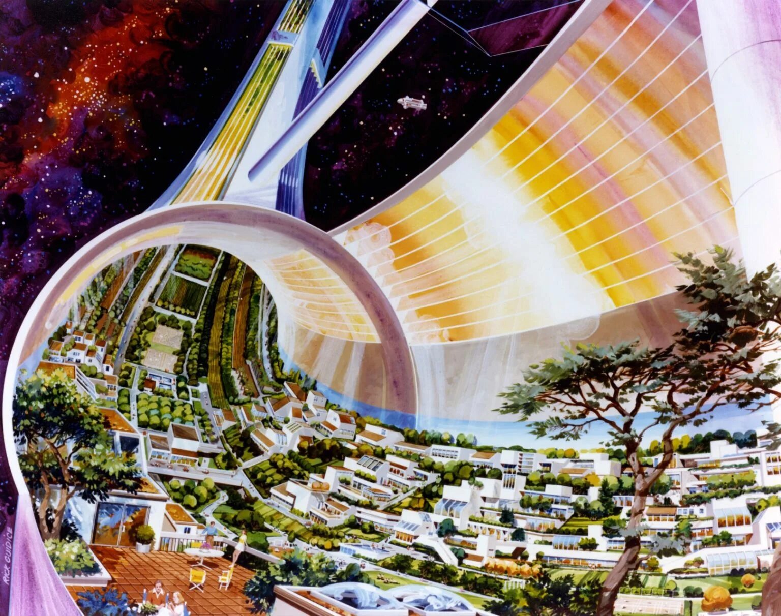 Стэнфордский тороид. Космический город будущего.