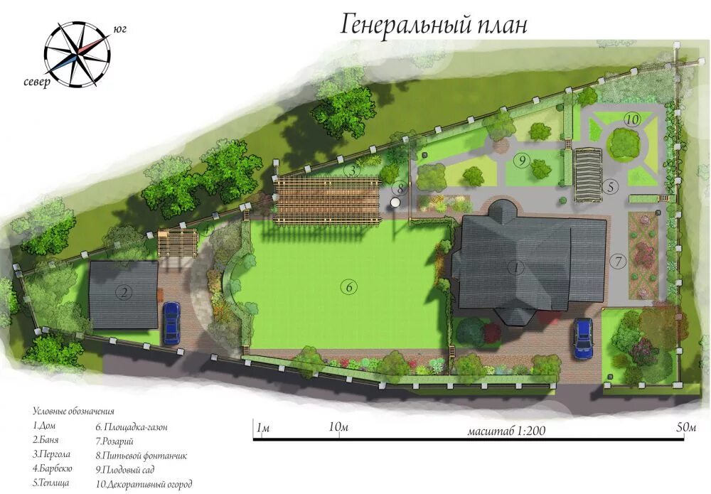 План расположения строений. Генплан треугольного участка. планировка участка 15 соток трапециевидной формы. участок неправильной формы планировка. проект расположения строений на участке.
