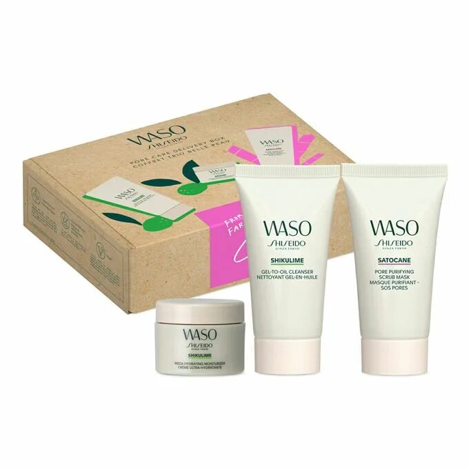 Shiseido waso shikulime. Shiseido shikulime крем. Крем Waso shikulime. Shiseido Waso Essentials Box.