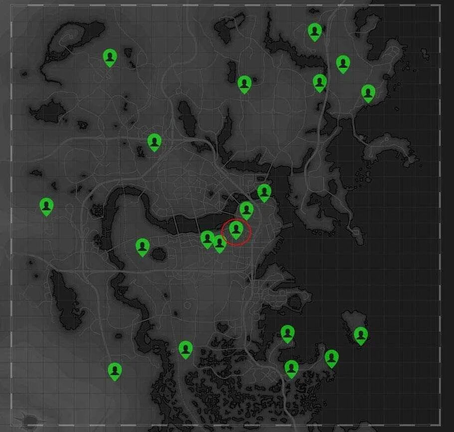 Интерактивная карта Fallout 4