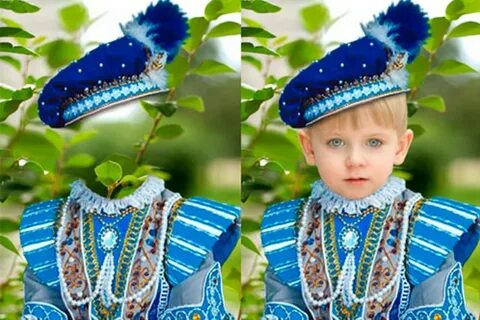 Фотошоп лицо ребенка