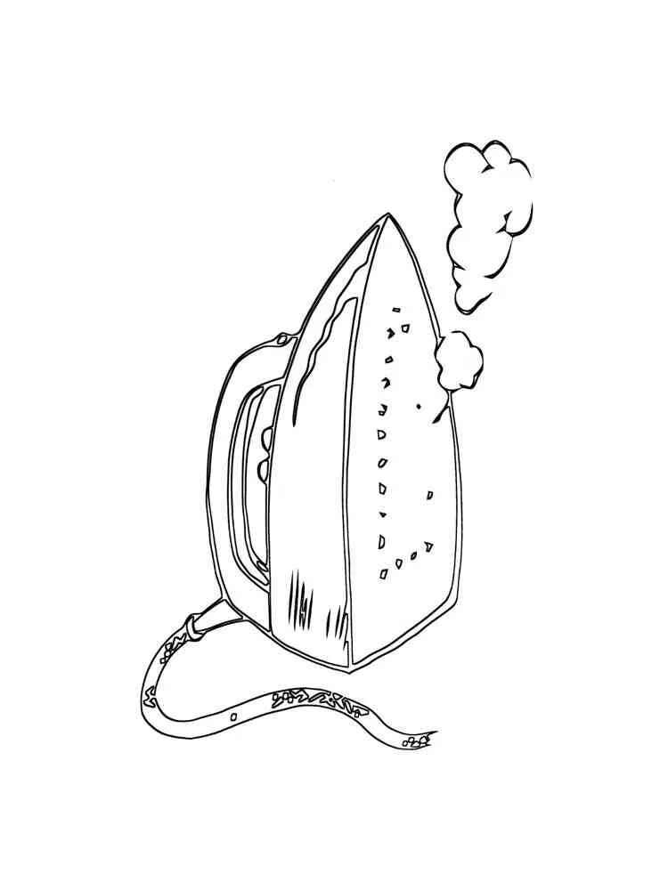 Утюг раскраска для детей. Электроприборы раскраски для детей. Раскраска утюг. Раскраска утюг. Утюг для раскрашивания детям.