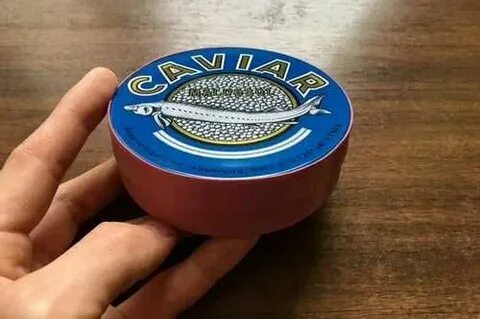 Пустая банка икры