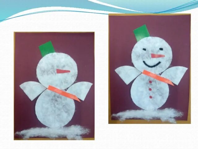Аппликация снеговик из ватных дисков. Аппликация снеговик в детском саду младшая группа. Снеговик аппликация в детский сад. Снеговик из ватных дисков младшая группа. Аппликация снеговик из ватных дисков в старшей группе.