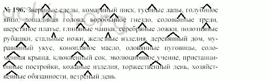 Упр 196 4 класс 2 часть. Следы зверя писк комара. Следы зверя писк комара лапы гуся яйцо голубя. Упражнение 196. Замените выделенные слова именами прилагательными следы зверя.