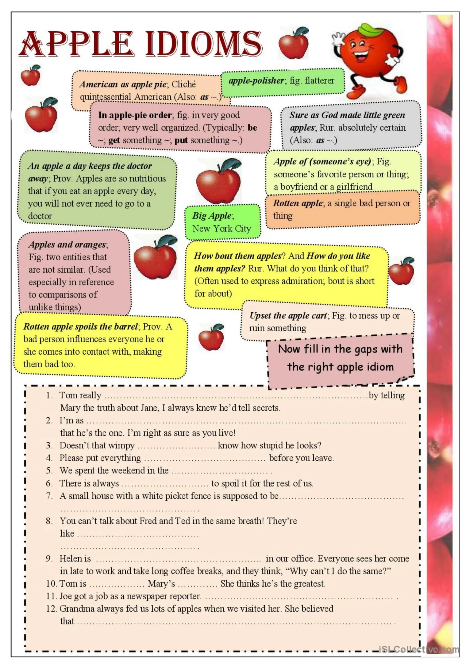 Apple идиома. Apple idioms. Идиомы в английском языке про яблоко. Идиомы с яблоком на английском. Идиома Apple.