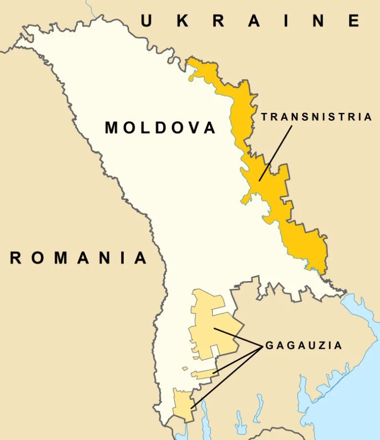 Гагаузия и Приднестровье на карте Молдавии. Гагаузия на карте Молдавии. Территория Гагаузии на карте Молдовы. Гагаузы на карте Молдавии.