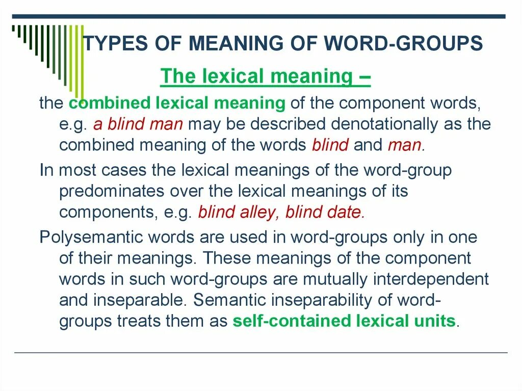 Types of Word meaning. Word Groups. Types of Word meaning презентация. Lexical meaning of the Word.