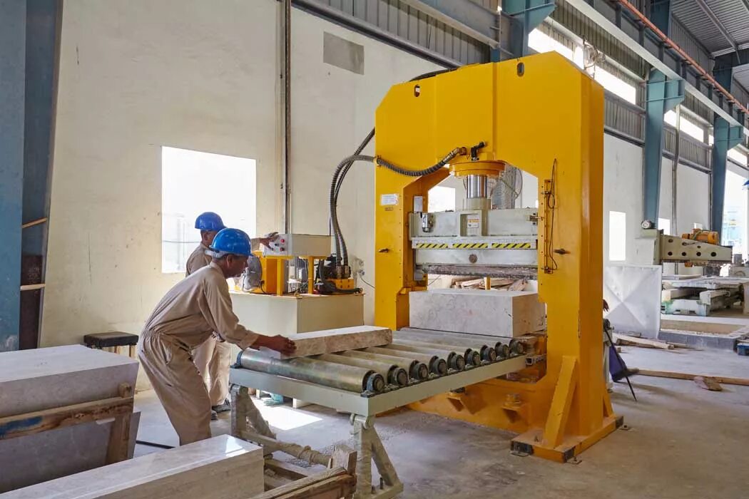 Marble factory. Stone factory. stone factory games.