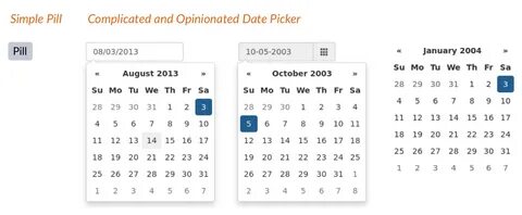 Bootstrap datepicker