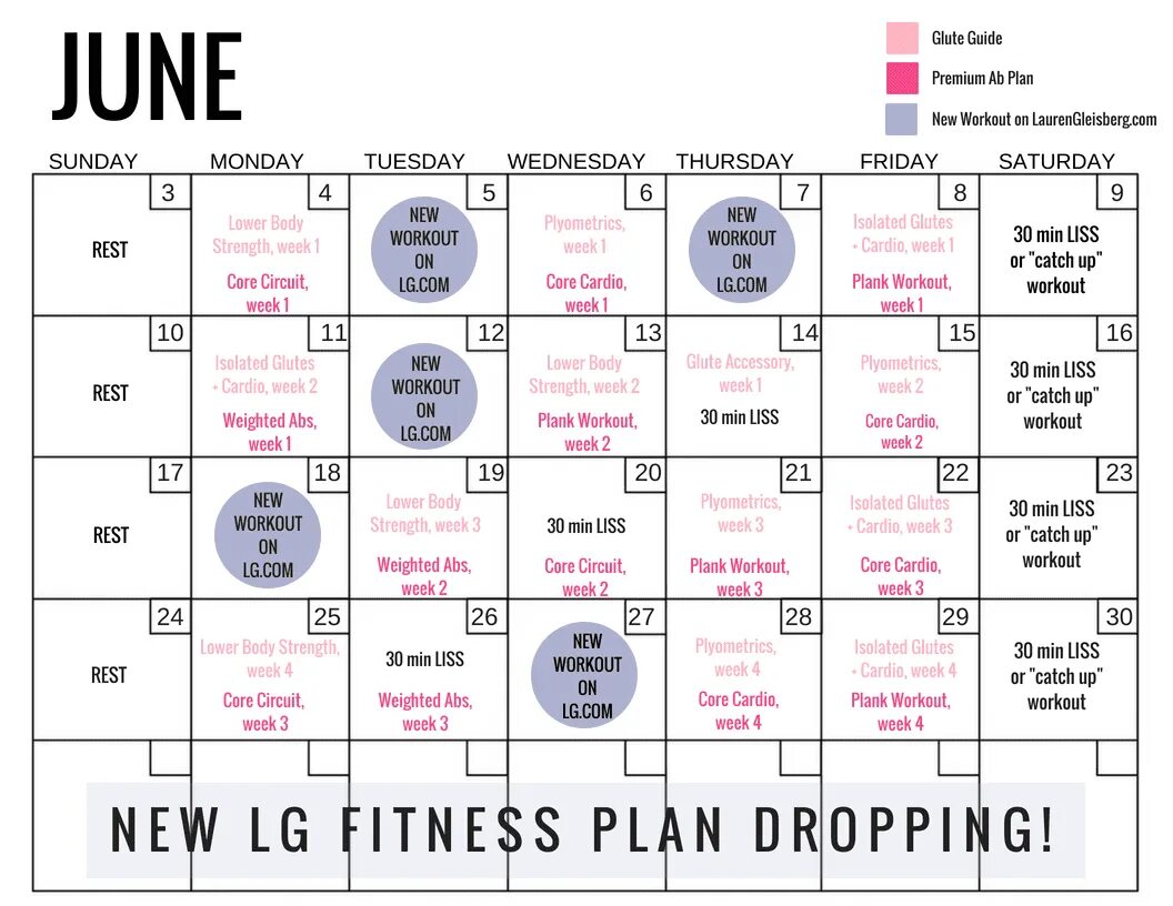 Fitness Plan. Fitness Calendar. Workout Calendar.