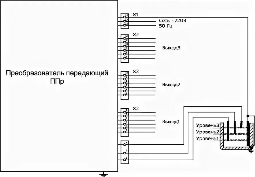 Схема датчика уровня рос 301 РОС 302 датчик-реле уровня купить по низкой цене в Нижнем Тагиле
