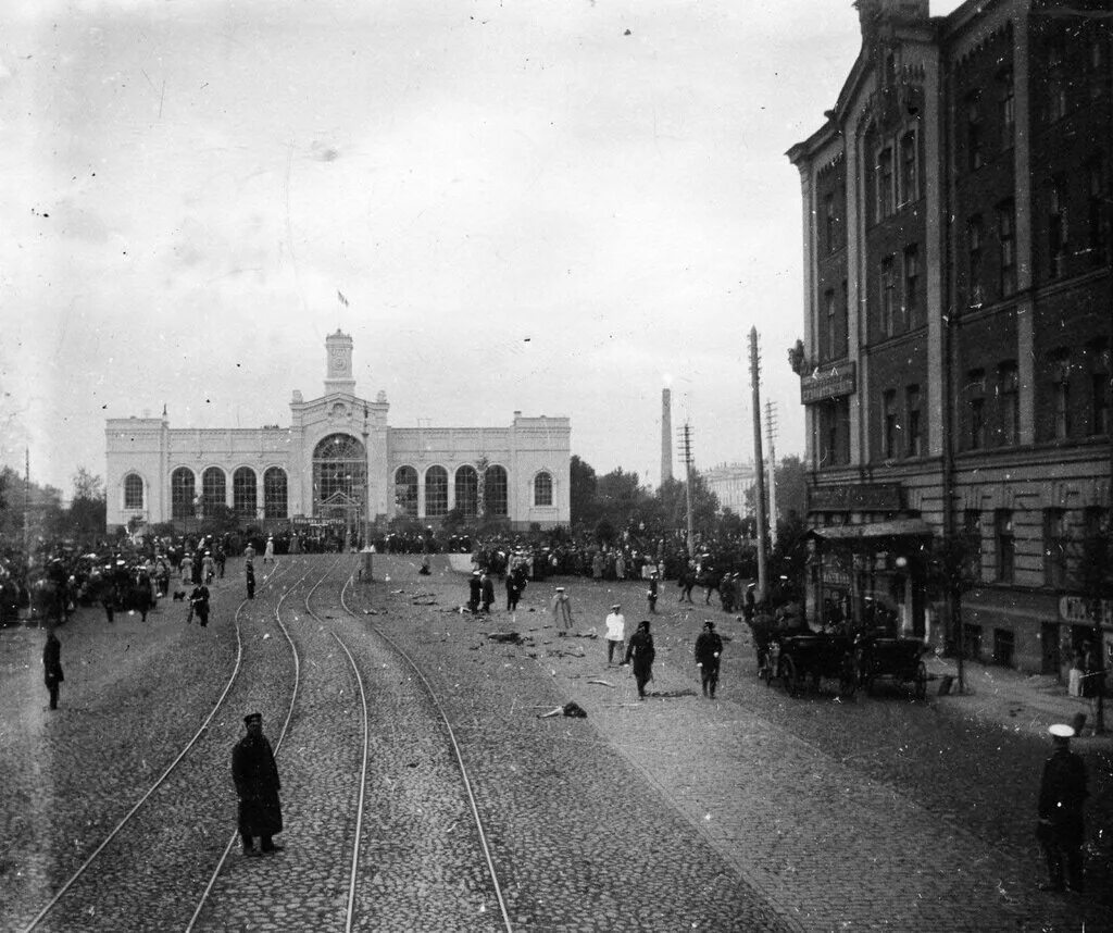 Варшавский вокзал старые фото 380. Варшавский вокзал. 1913-2010 Old Fox Flickr
