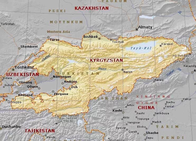 Киргизы на карте. Киргизия и Кыргызстан на карте. Киргизия карта географическая. Киргизия на карте с границами. Границы Кыргызстана на карте.