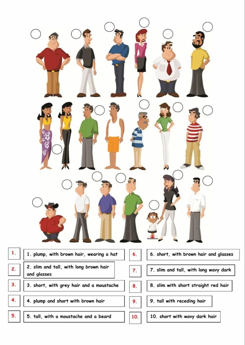 Description of a person