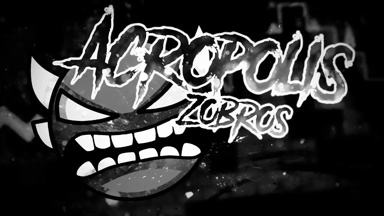 Clicks gd. Акрополис геометрии Даш. Acropolis Zobros. Acropolis GD Level. Geometry Dash Demon Acropolis.