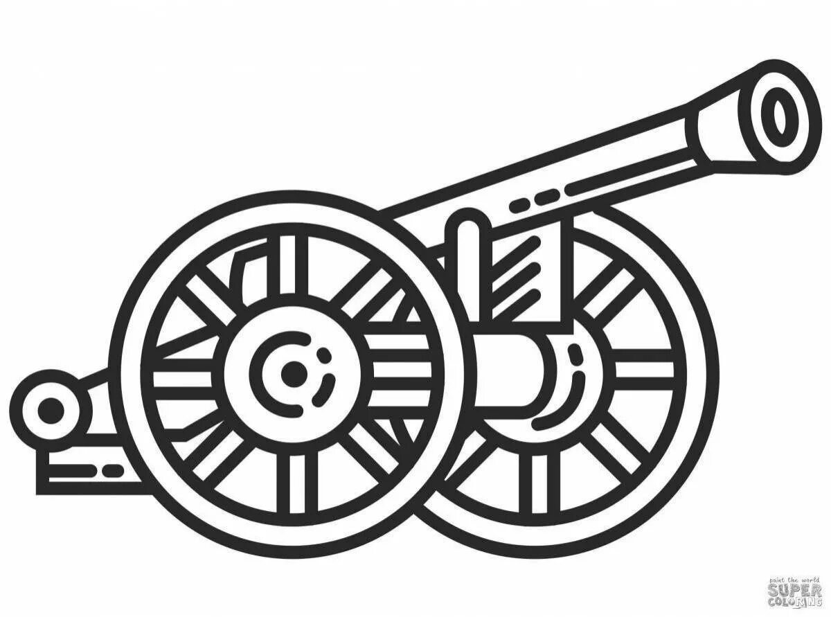 Пушка раскраска для детей распечатать ALL NEW HOW TO DRAW A CANNON BALL Draw Ball drawing, Drawings, Cannon