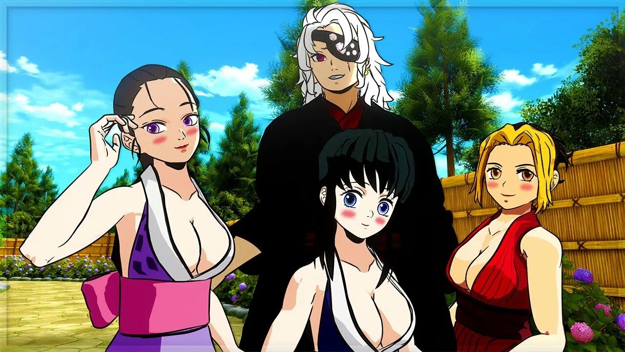 Клинок рассекающий демонов тенген узуй и его жены. Tengen wives trainment. Tengen wives trainment. Demon slayer tengen и его жены. Tengen wives trainment.