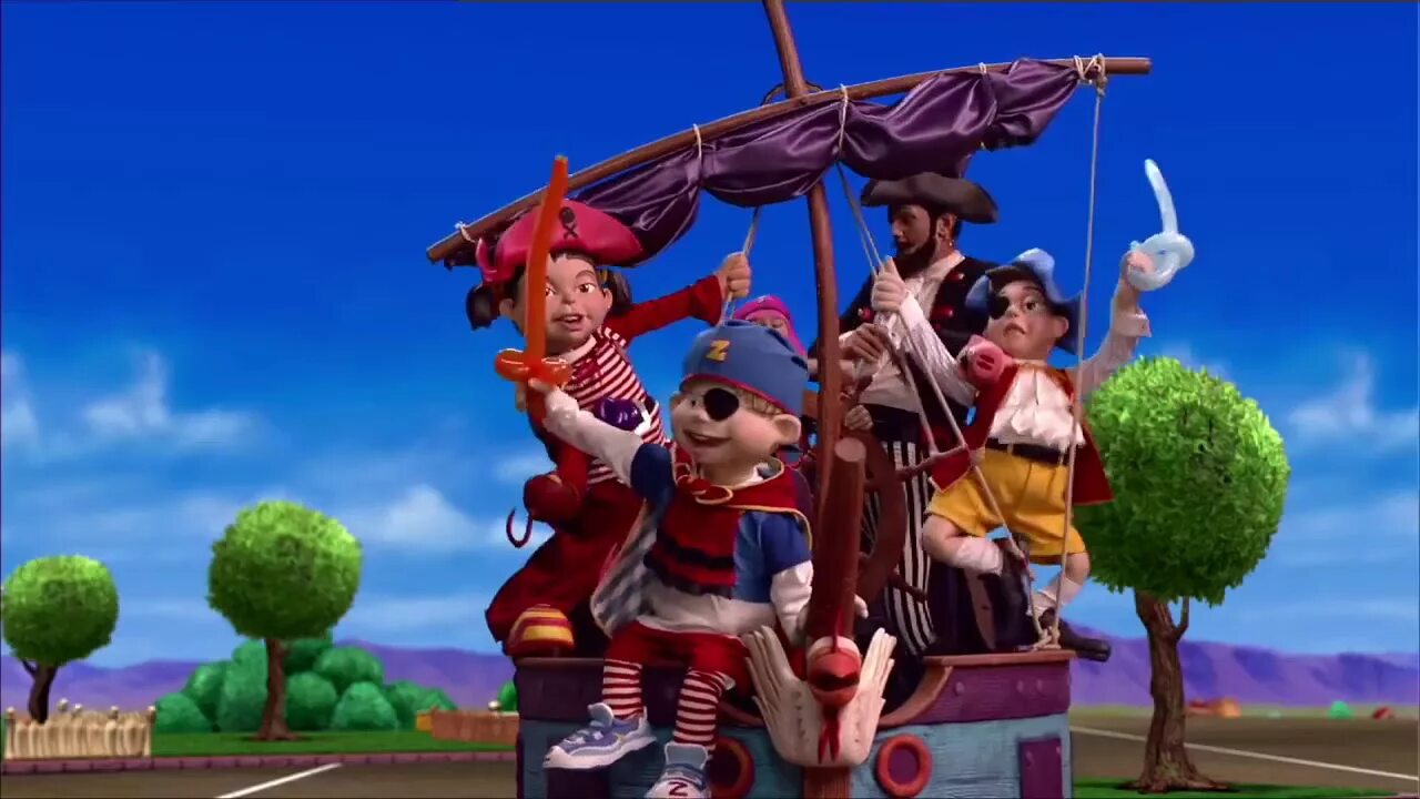 Transform into a pirate town. Pirate song. you are a pirate.