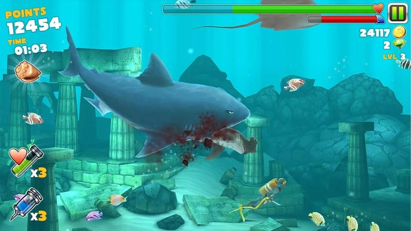 Игры большая рыбка. Игра Хангри Шарк. Акула игра hungry Shark. Акулы игра EVO. Хангри Шарк акулы.