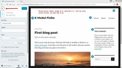 Text widget