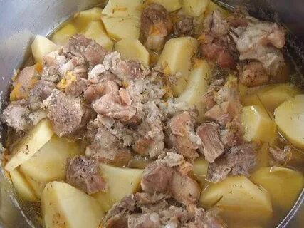 Картошка с тушенкой и рисом