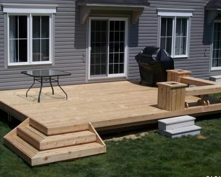 Image result for patio en bois Modele de patio, Patio en bois, Idées de patio