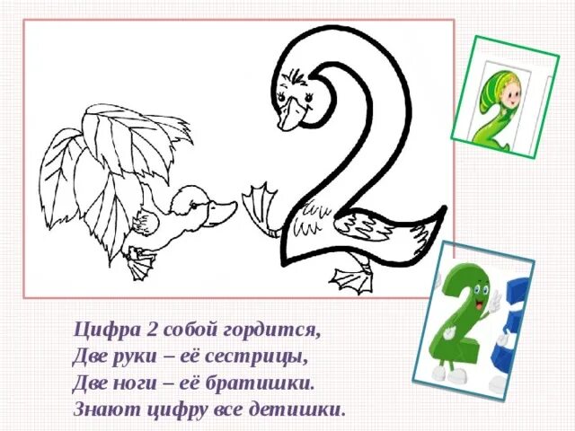 Что на что похоже 2 класс. На что похожа цифра 2. На что похожа цифра 2 рисунок. Предметы похожие на цифру 2. На что похожа цифра 2 для детей.