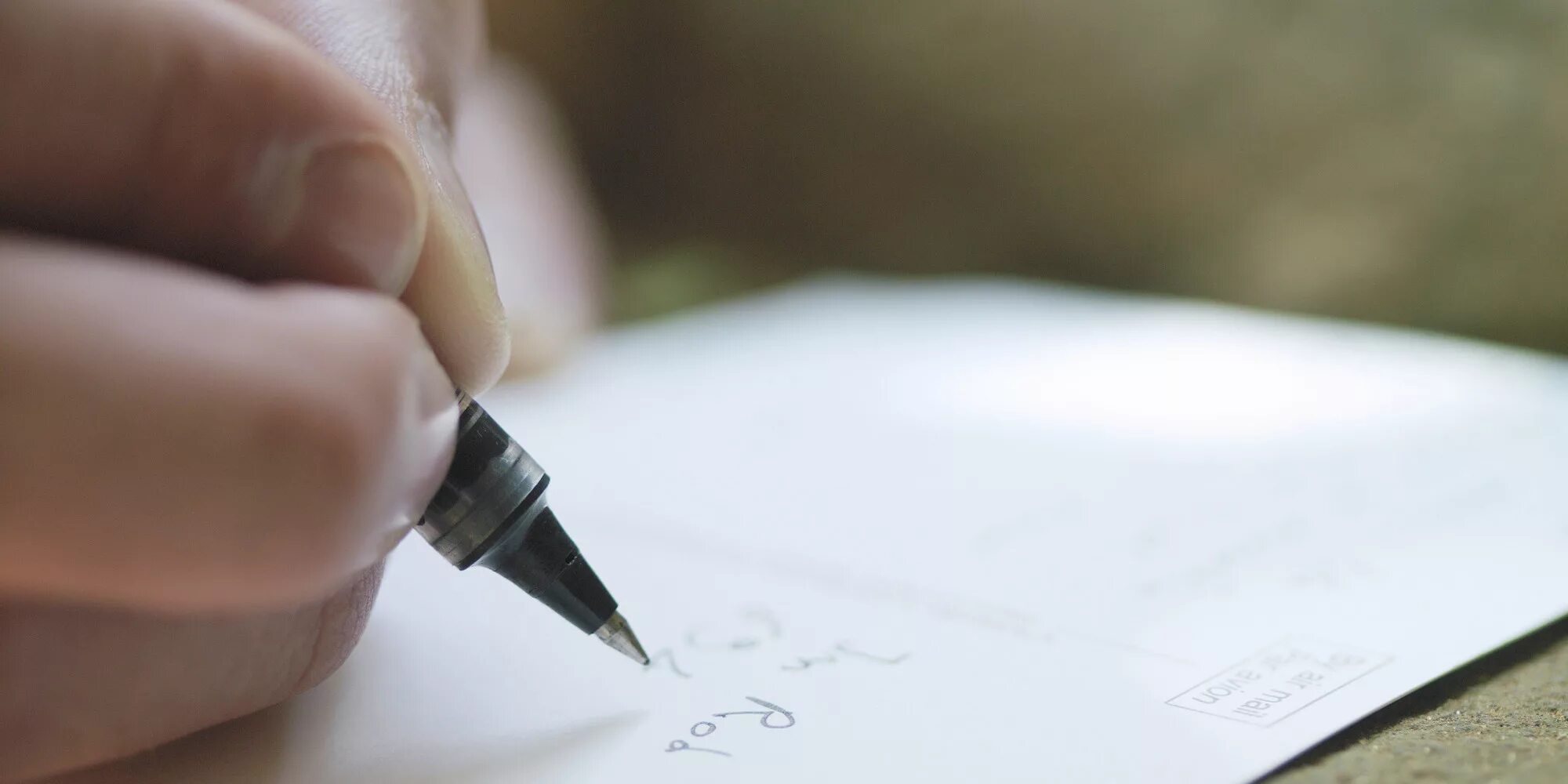 Write someone. Write someone