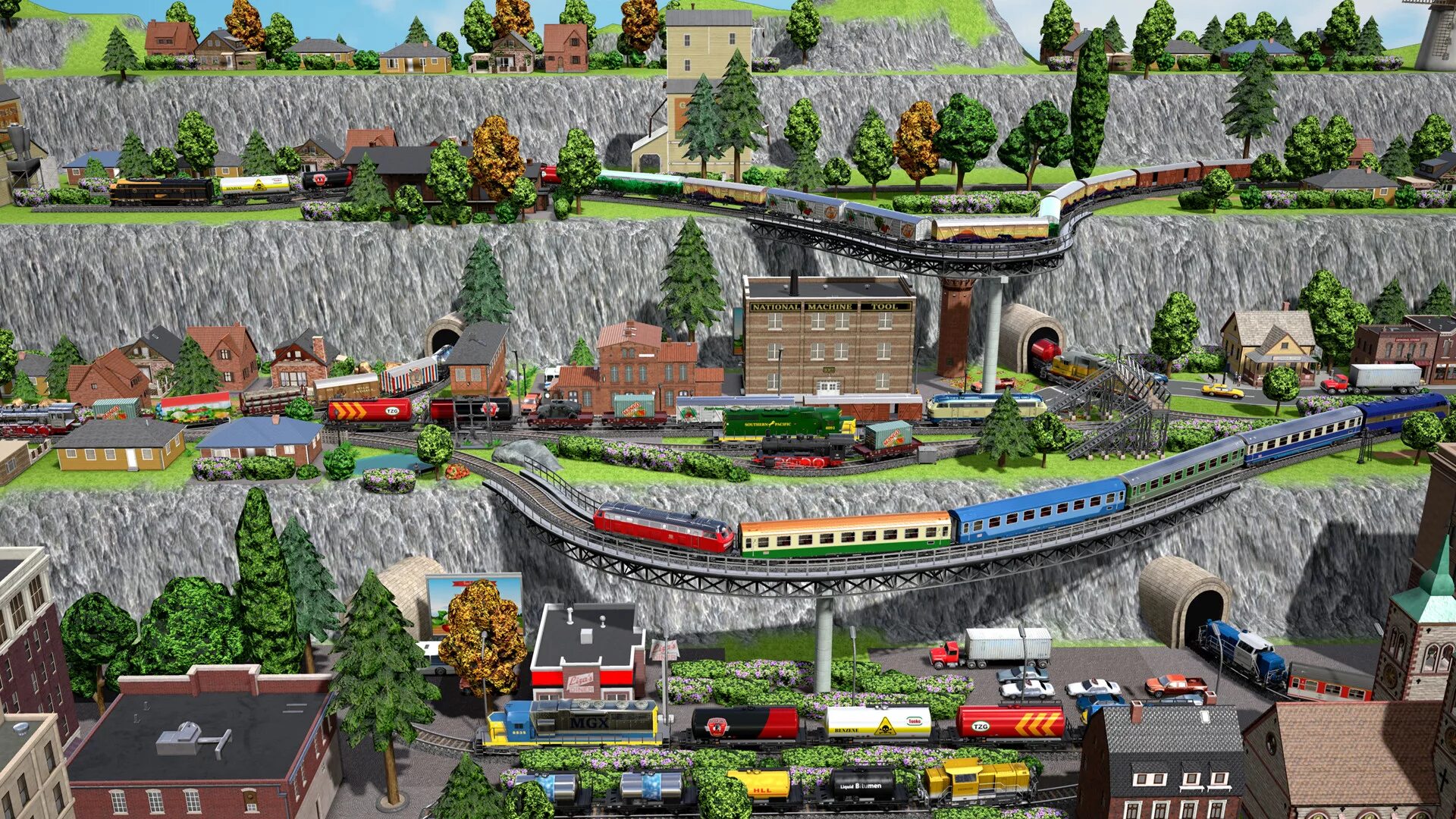 Игра модели 2. Model Railway easily 2. Макет железной дороги для игр. Railroad игра. Имитационное моделирование железных дорог.