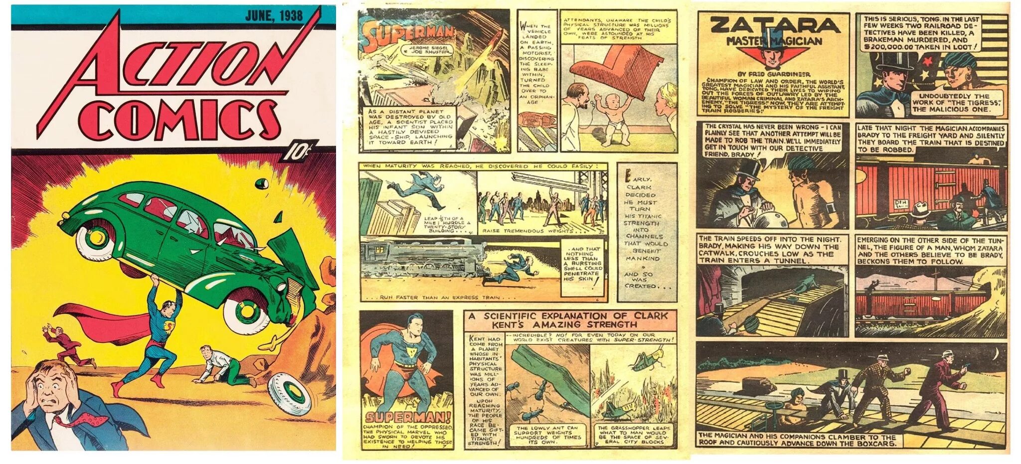 Комиксы выпуски. Первый комикс про Супермена 1938. 1938 Году вышел первый номер журнала Action Comics с суперменом. Супермена в комиксе Action Comics #1. Action Comics первый выпуск.