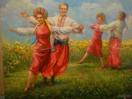 Танцы под украинские песни