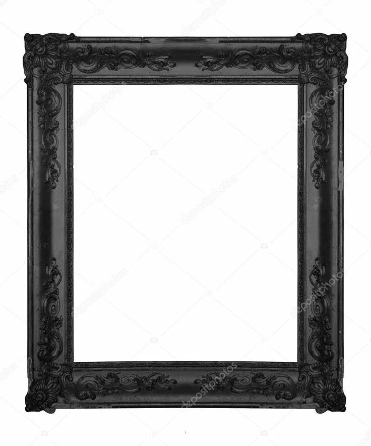 Black with frame