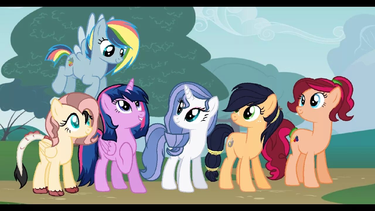 МЛП 6 поколение. Дети МЛП next Generation. Next Gen Mane 6. МЛП 6 next Gen.