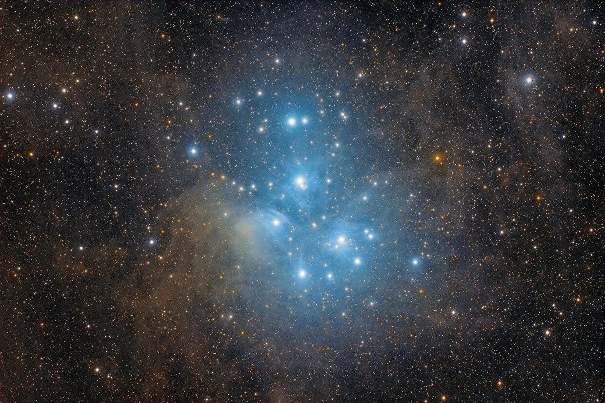 Созвездие Плеяды м45. M45 Pleiades. Галактика Плеяды. M45 Nebula. Что такое плеяды в астрономии