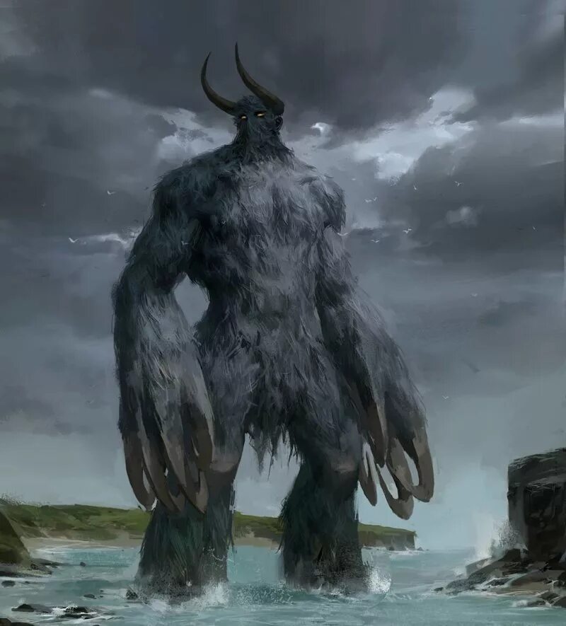 больших страшных монстров