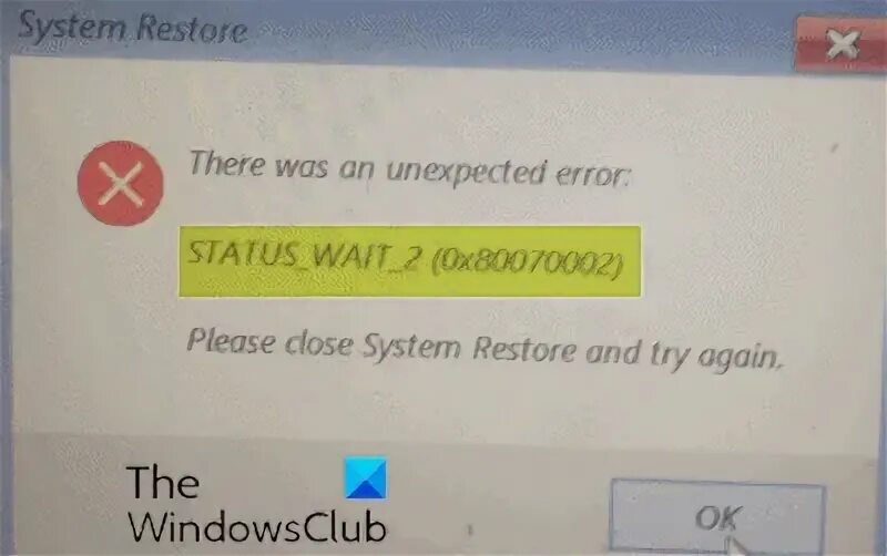 Status wait 2. Status wait 2