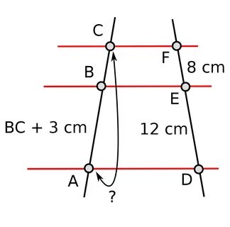 Задачи на готовых чертежах теорема фалеса - TouristMaps.ru