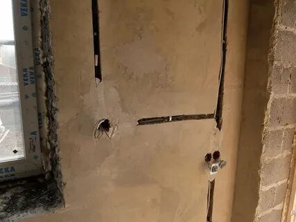 Замена проводки без штробления