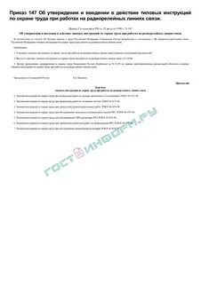 Рабочая инструкция введение