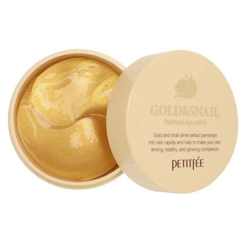 Гидрогелевые патчи gold. Патчи Petitfee золото улитка. Gold Snail Hydrogel Eye Patch. Гидрогелевые патчи для кожи вокруг глаз 60шт Petitfee Hydro Gel Eye Patch Gold Snail. Gold/Snail Hydrogel Eye Patch, 60 шт.