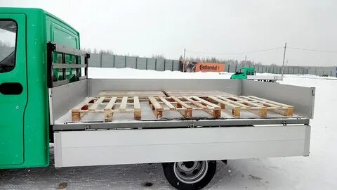 Сколько паллетов вмещает газель