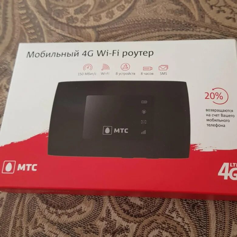 Мобильный 4 G Wi-Fi роутер МТС - купить в Дедовске, цена 1 500 руб., продано 14 