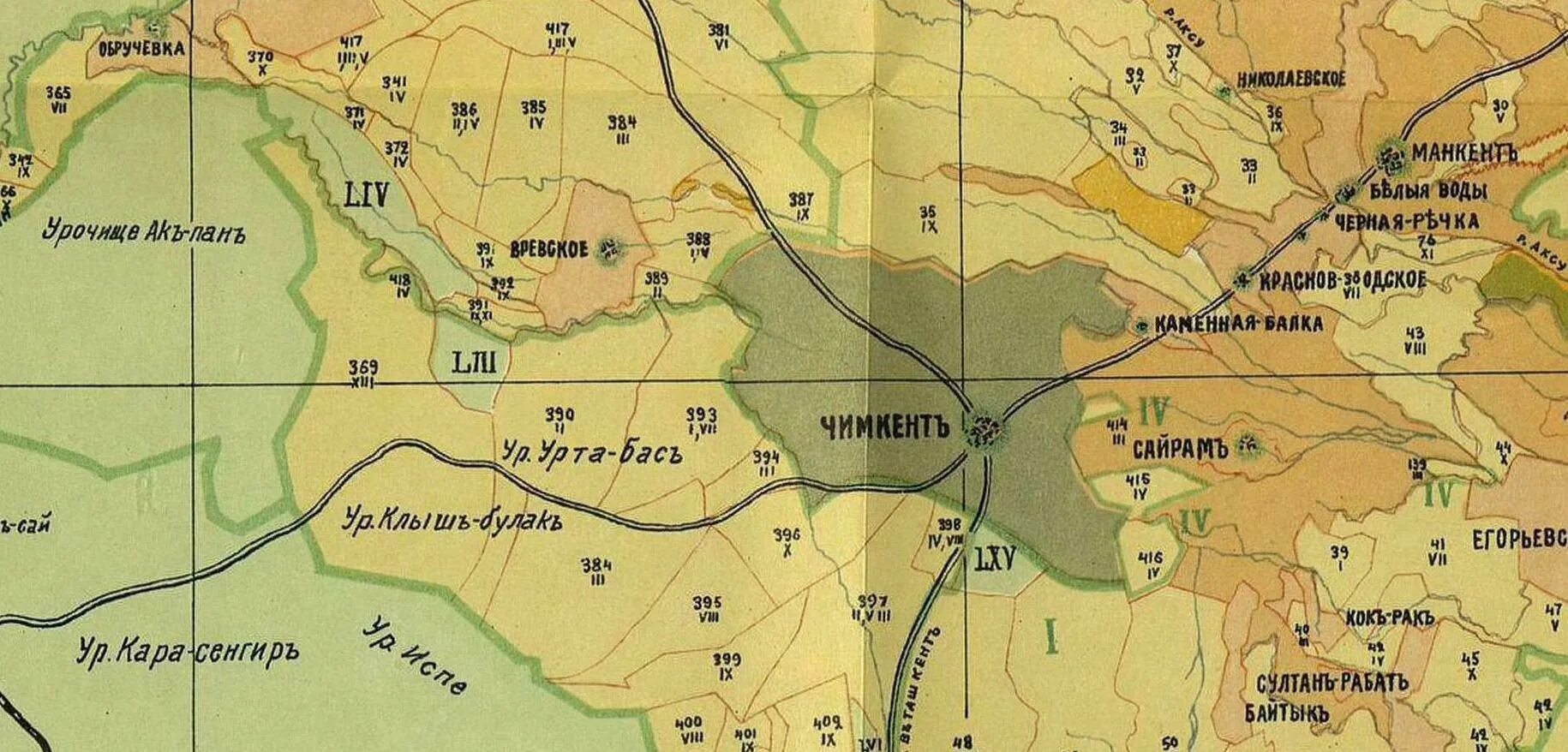 Чимкентский уезд. Карта Чимкентской области. Чимкентская область Казахстан карта. Чимкентская область казахстан