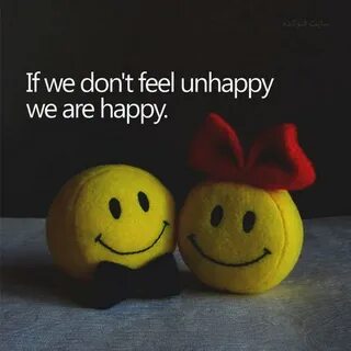 I feel unhappy
